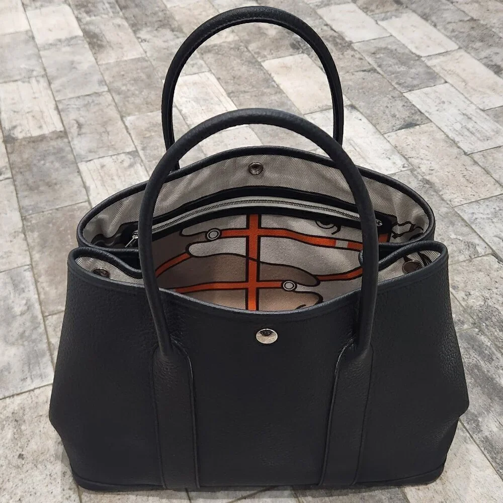 Hermes Garden Party Leather Tote
